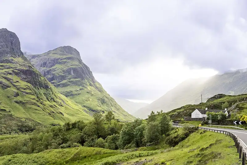 vallée en Ecosse