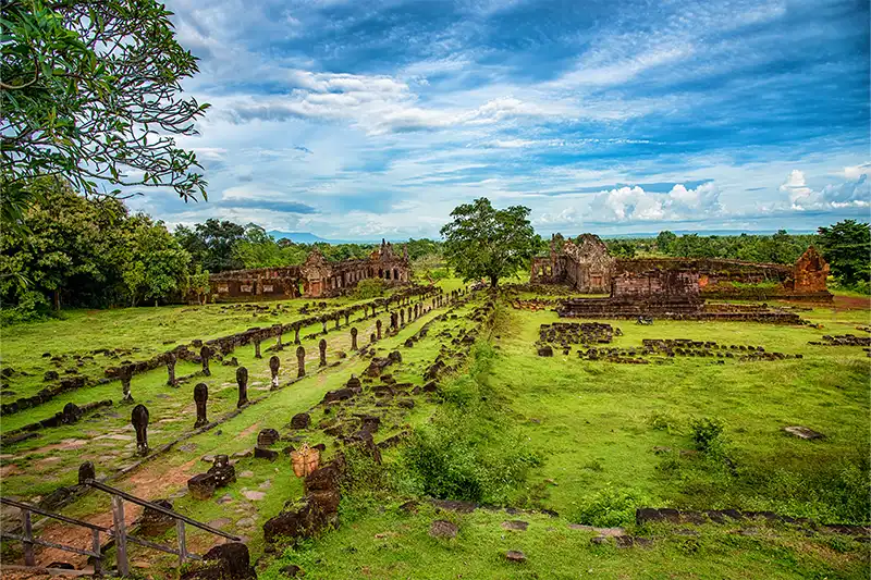 Temple de Vat Phou, site classé au patrimoine mondial de l’UNESCO au Laos