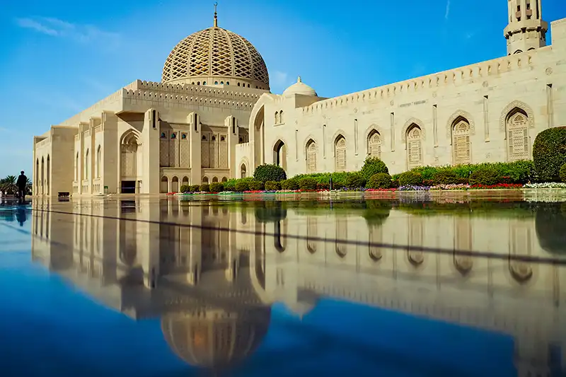 Grande Mosquée du Sultan Qaboos à Mascate en Oman