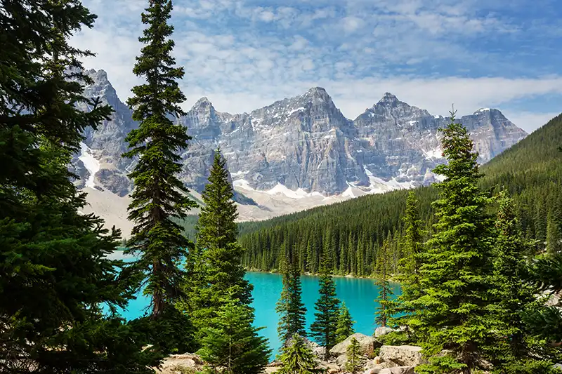Lake Louise dans le parc national de Banff