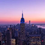 Skyline de New York – formalités ESTA pour voyager aux États-Unis