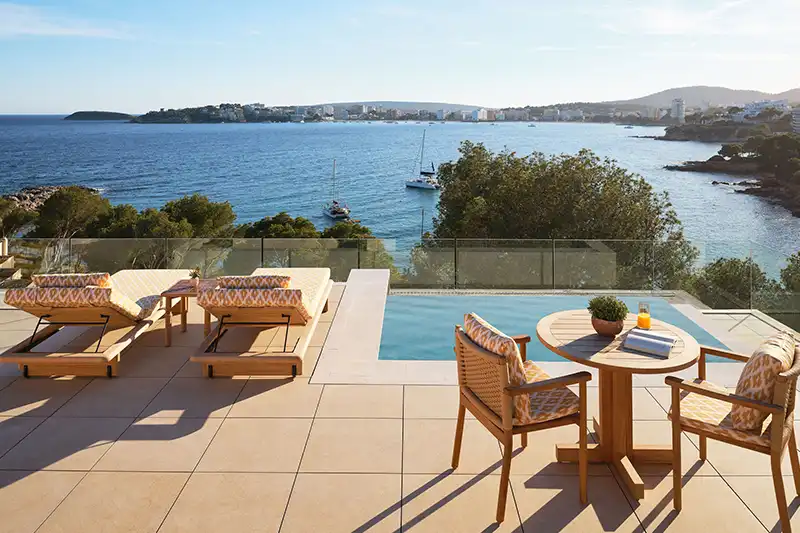 Suite rooftop avec piscine au Mandarin Oriental Punta Negra Mallorca