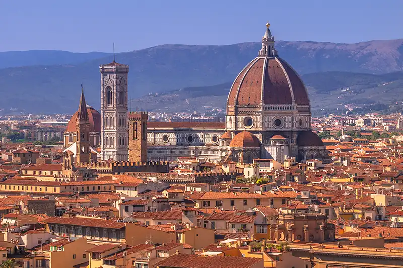 Vue de Florence et de son Duomo lors d’une escale en Toscane