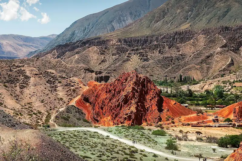 Cerro de los Siete Colores à Purmamarca en Argentine