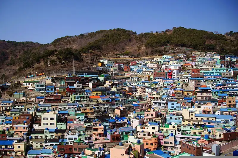 Village coloré de Gamcheon à Busan en Corée du Sud