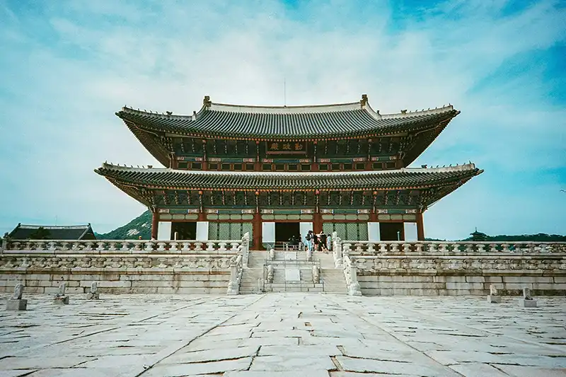 Palais Gyeongbokgung à Séoul lors d’un circuit en Corée du Sud