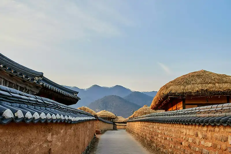 Village traditionnel d’Andong Hahoe en Corée du Sud