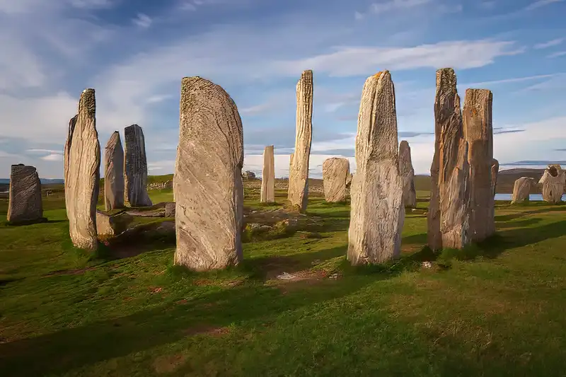 Pierres levées préhistoriques de Callanish sur l'île de Lewis, en Écosse
